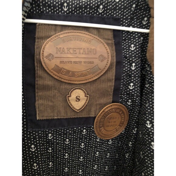 Naketano Brand New World Hooded Jacket Women’s Small Gray Full Zip Casual Hoodie - Picture 12 of 14